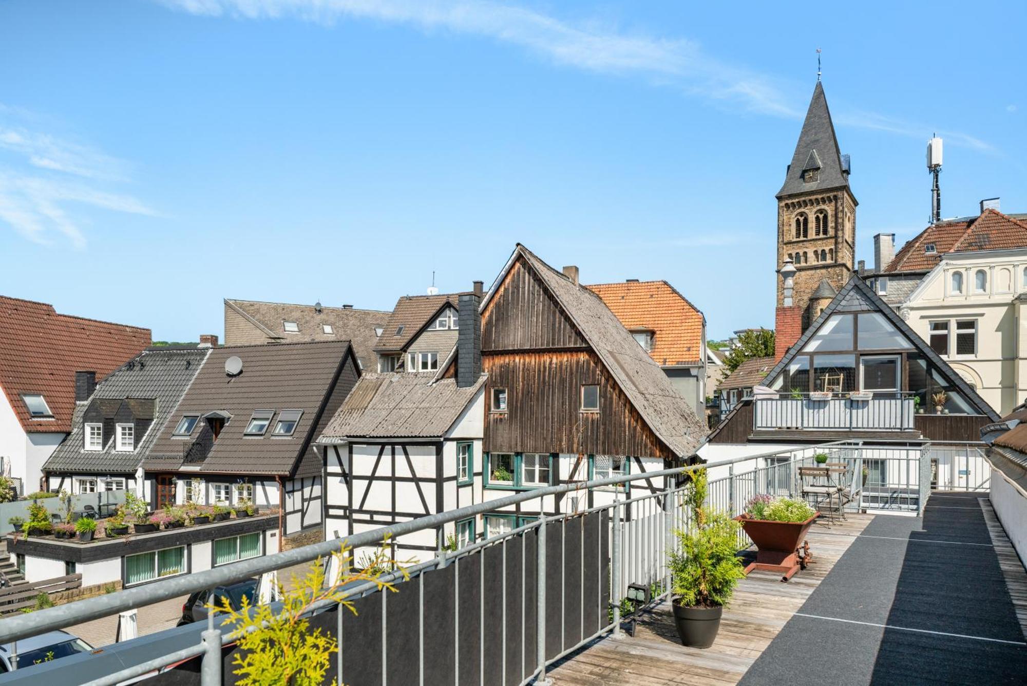 Mola Apartments-Charmante Ferienwohnung Im Herdecke Zentrum Fuer 3 Personen-Grosse Dachterrasse-Grill-Gratis Parken-Wlan Exterior foto